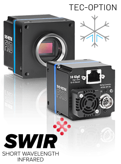 FXO SenSWIR cameras with IMX992 and IMX993 sensors
